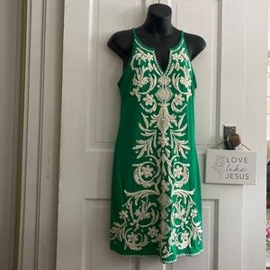 INC International Concepts lace and rhinestone dress